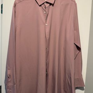 Men's Long-Sleeve Dress Shirt in Dusty Rose